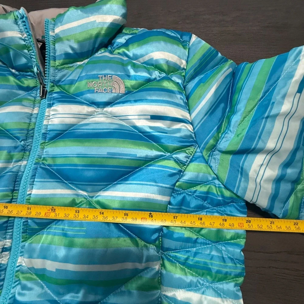 The North‎ Face Girls Puffy Down 550 Fill Jacket Size XL (18) Blue